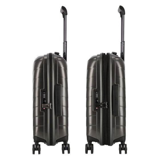 Samsonite Attrix 4 roulettes Trolley de cabine 55 cm avec soufflet d'extension