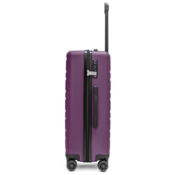 Redolz Essentials 08 3-SET 4 roulettes Set de valises 3 pièces