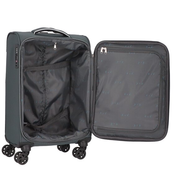 d&n Travel Line 9204 4 roues Valise cabine 55 cm