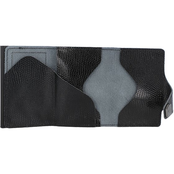 Tru Virtu Click & Slide Porte-cartes de crédit RFID en cuir 6,5 cm