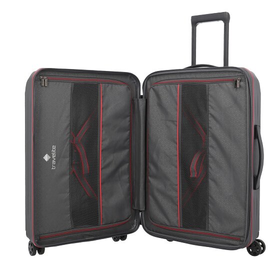 Travelite Dynamiic 4 roulettes Trolley 66 cm avec soufflet d'extension