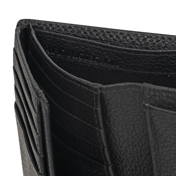 Redolz Leather Essentials HF Porte-monnaie en cuir RFID 9,5 cm dépliable