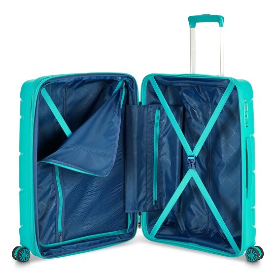 MODO by Roncato Starlight 3.0 4 roues Valise cabine 66 cm avec soufflet d'extension