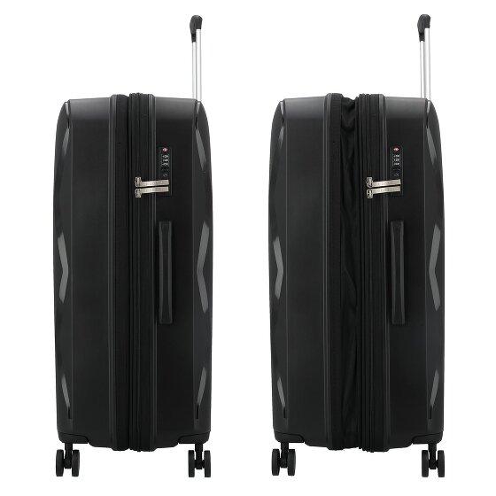 Gabol Infinity 4 roulettes Trolley L 75 cm avec soufflet d'extension