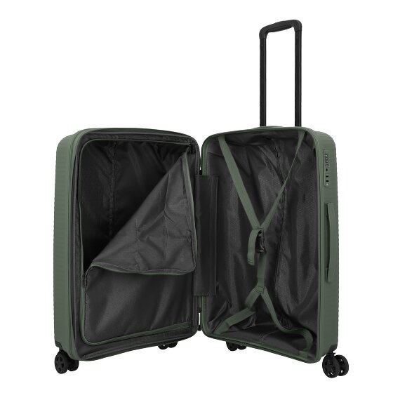 Travelite Air Stripe 4 roulettes Set de valises 3 pièces avec soufflet d'extension