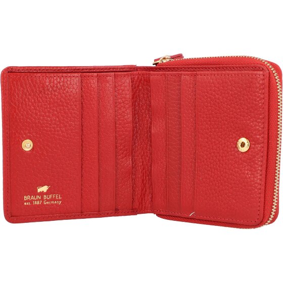 Braun Büffel Asti Porte-monnaie Protection RFID Cuir véritable 10 cm
