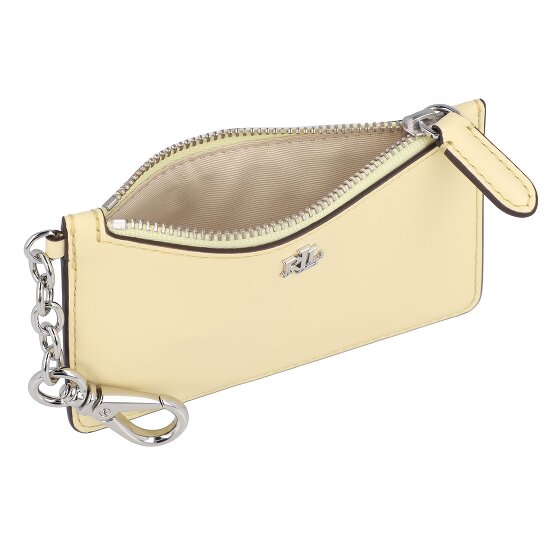 Lauren Ralph Lauren Zip Card Étui à clés Cuir véritable 13 cm