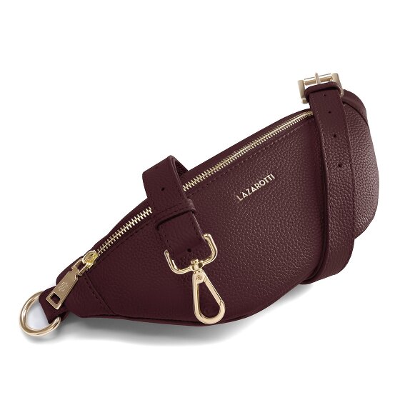 Lazarotti Bologna Leather Sac banane Cuir véritable 31 cm