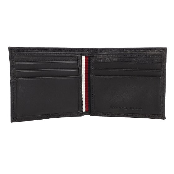 Tommy Hilfiger TH Saffiano Porte-monnaie Protection RFID Cuir 11 cm Boîte cadeau