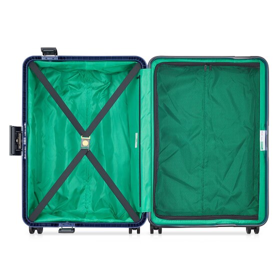Delsey Paris x United Colors of Benetton Color Block Hardside 4-roll Trolley 67 cm