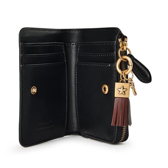 PINKO Love Wallet Porte-monnaie Cuir véritable 12 cm