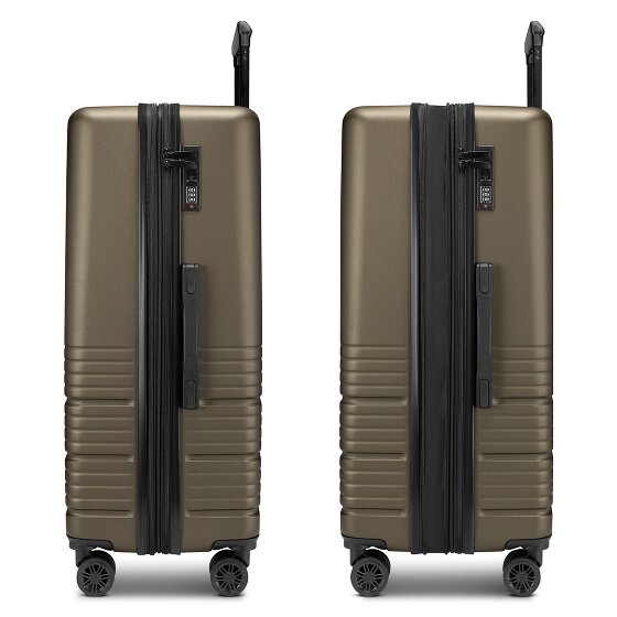 camel active Hanoi 4 roulettes Trolley L 78 cm avec soufflet d'extension