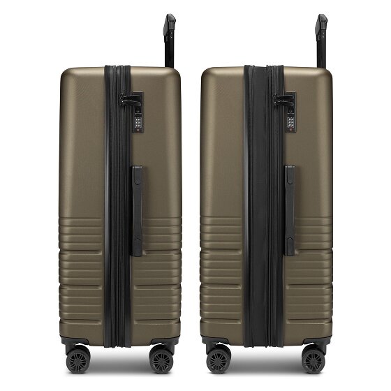 camel active Hanoi 4 roues Valise cabine L 78 cm avec soufflet d'extension