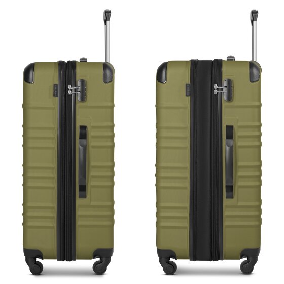 Wenger Amplar Evo 4 roulettes Trolley L 75 cm avec soufflet d'extension