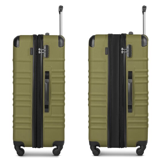 Wenger Amplar Evo 4 roues Valise cabine L 75 cm avec soufflet d'extension