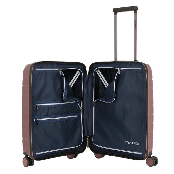 Travelite Air Base 4 roulettes Trolley de cabine 55 cm Compartiment pour ordinateur portable