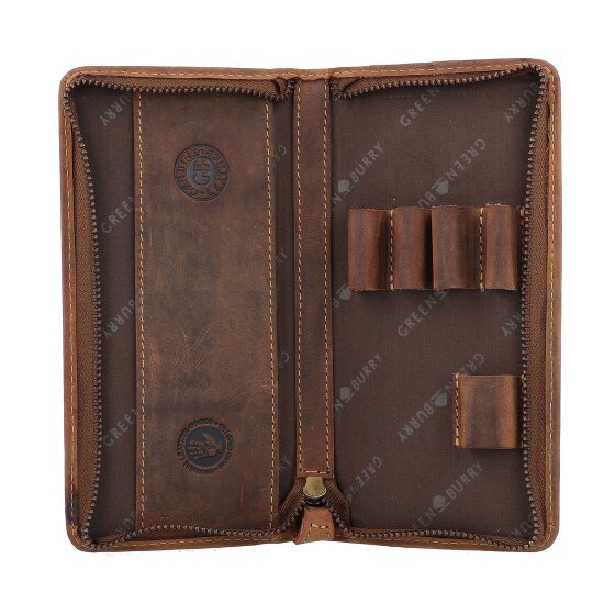 Greenburry Étui à crayons Vintage en cuir 8,5 cm