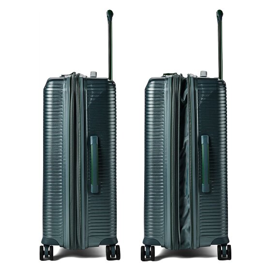 Polestream Paris 4 roulettes Set de valises 3 pièces avec soufflet d'extension