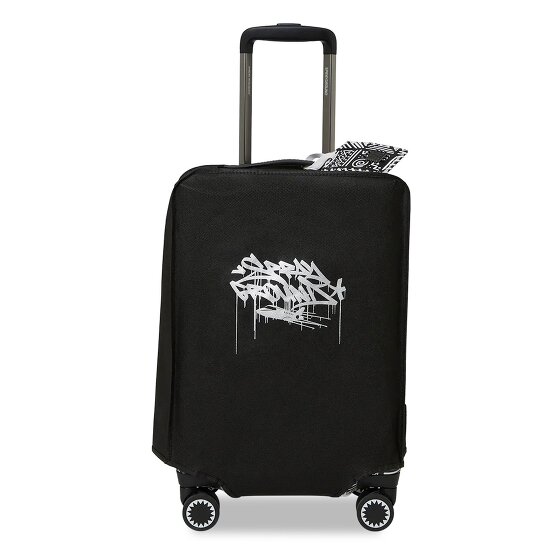 Sprayground Printed Zipper Shark AI Journey to the Mind 4 roulettes Trolley de cabine 55 cm