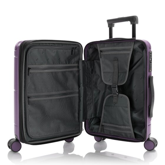 Heys Zen 4 roulettes Trolley de cabine S 54 cm avec soufflet d'extension