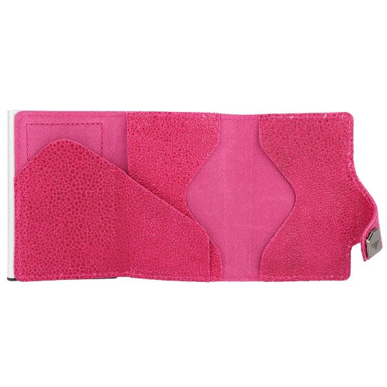 Tru Virtu Click & Slide Porte-cartes de crédit Porte-monnaie RFID en cuir 6,5 cm