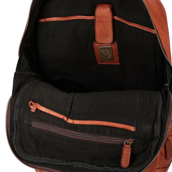 Harbour 2nd Blake Daypack Cuir véritable 38 cm Compartiment ordinateur