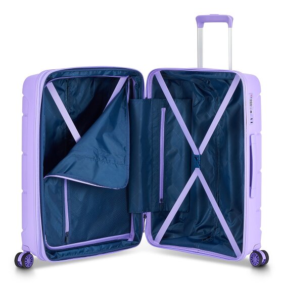 MODO by Roncato Starlight 3.0 4 roulettes Set de valises 2 pièces avec soufflet d'extension