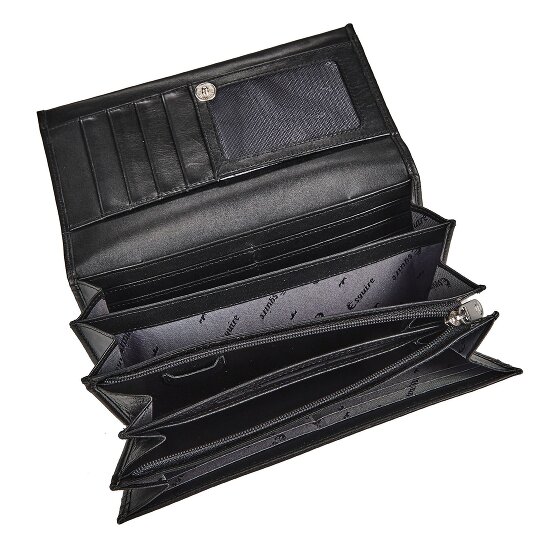 Esquire Silk Porte-monnaie Protection RFID Cuir véritable 18.5 cm