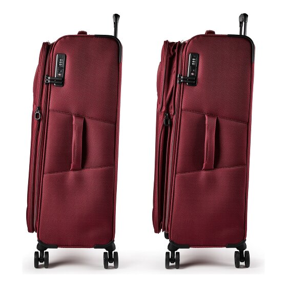 d&n Travel Line 9804 4 roues Valise cabine L 78 cm avec soufflet d'extension