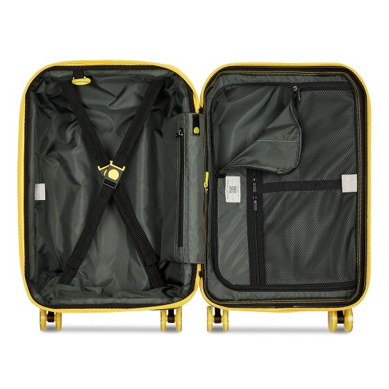 Delsey Paris Rempart 2.0 4 roulettes Trolley de cabine 55 cm avec soufflet d'extension