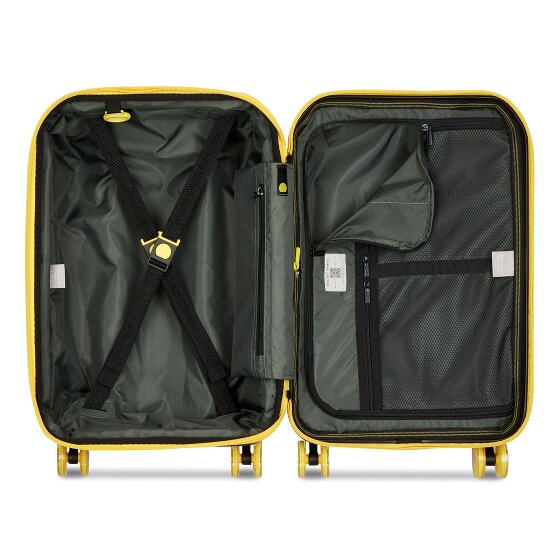 Delsey Paris Rempart 2.0 4 roulettes Trolley de cabine 55 cm avec soufflet d'extension