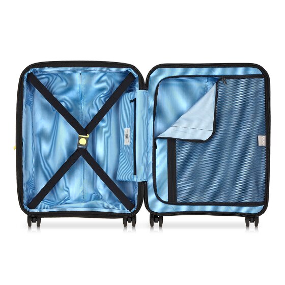 Delsey Paris Lutece Se 4 roulettes Trolley de cabine 55 cm avec soufflet d'extension