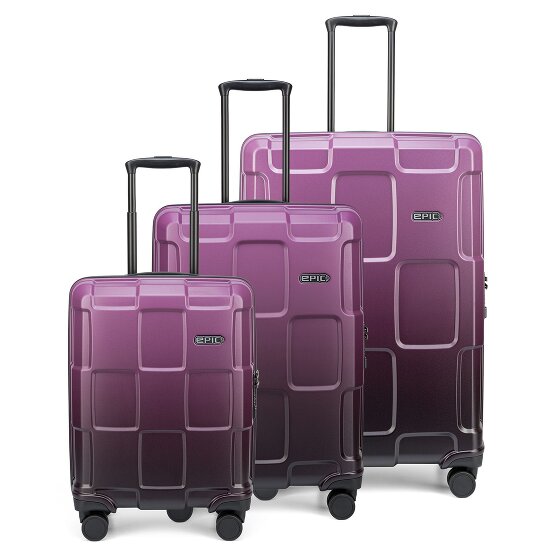 Epic Crate EX Wildlife 4 roulettes Set de valises 3 pièces