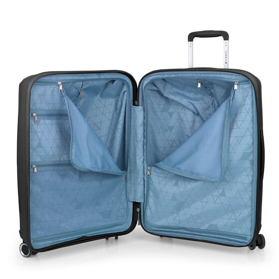 Gabol Queens 4 roulettes Trolley M 64.5 cm avec soufflet d'extension