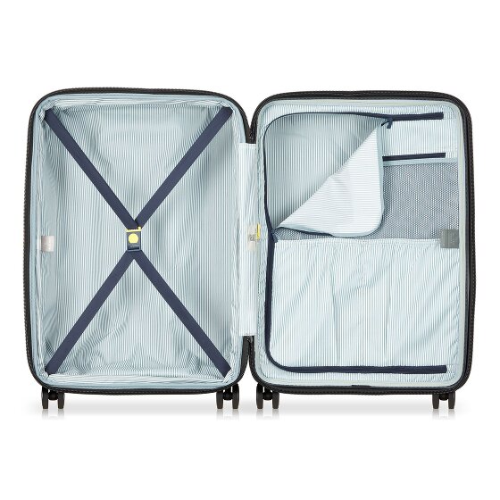 Delsey Paris Longitude 4 roues Valise cabine 69 cm '"avec soufflet d''extension"'