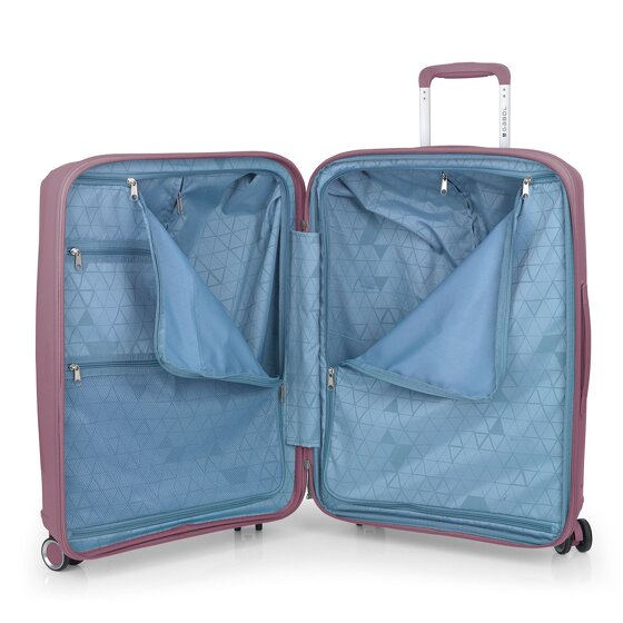 Gabol Queens 4 roues Set de valises 2 pièces avec soufflet d'extension