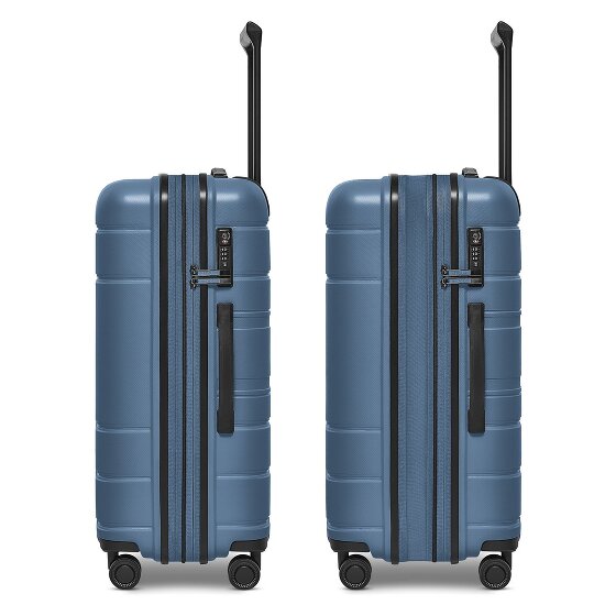 Redolz Essentials 11 4 roues Valise cabine 66 cm avec soufflet d'extension