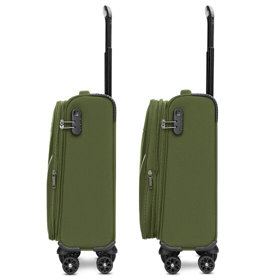 Stratic taska 4-roues trolley cabine S 55 cm avec soufflet d'extension