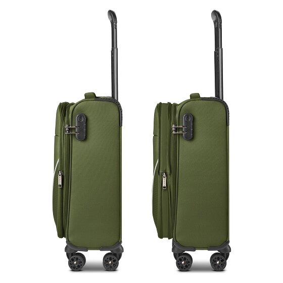 Stratic taska 4 roues Valise cabine S 55 cm avec soufflet d'extension