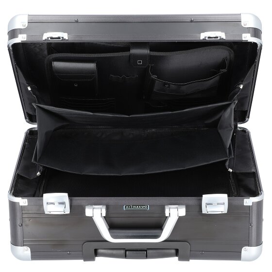Alumaxx Valise business à 2 roues en Aluminium avec compartiment pour ordinateur portable, 37 cm