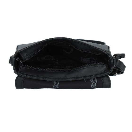 Burkely Nocturnal Nova Sac à bandoulière Cuir véritable 20 cm