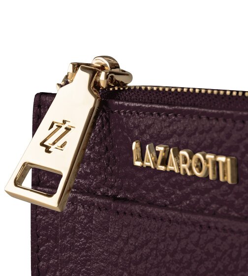 Lazarotti Bologna Leather Porte-clés en cuir 11,5 cm avec poche Air Tag