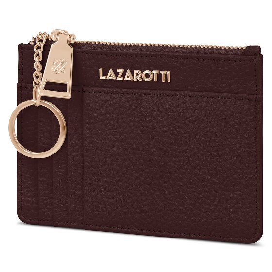 Lazarotti Bologna Leather Étui à clés en cuir 11,5 cm avec poche Air Tag
