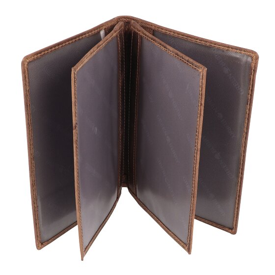 Greenburry Étui à documents vintage en cuir 12 cm