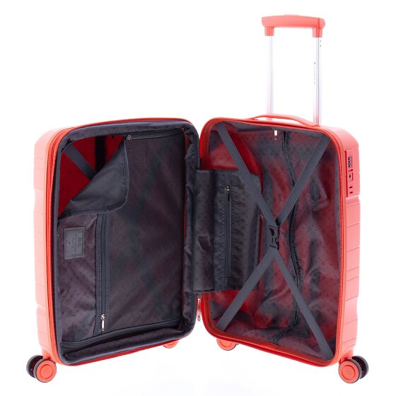 Gladiator 3800 4 roulettes Trolley de cabine 55 cm avec soufflet d'extension