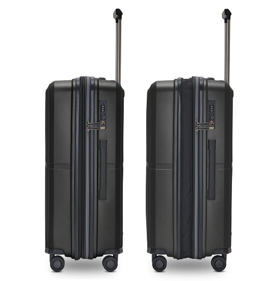 Pactastic Collection 01 4 roulettes Trolley M 67 cm avec soufflet d'extension