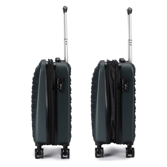 Benzi 5493 4 roulettes Trolley de cabine S 53 cm avec soufflet d'extension