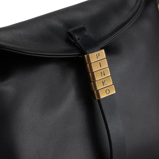 PINKO Saddle Sac à bandoulière Cuir véritable 23 cm