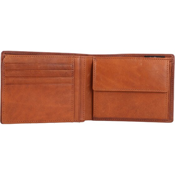 Strellson Blackwall BillFold H7 Porte-monnaie en cuir RFID 12 cm