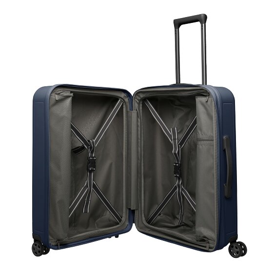 Travelite Panello 4 roulettes Trolley M 65 cm avec soufflet d'extension